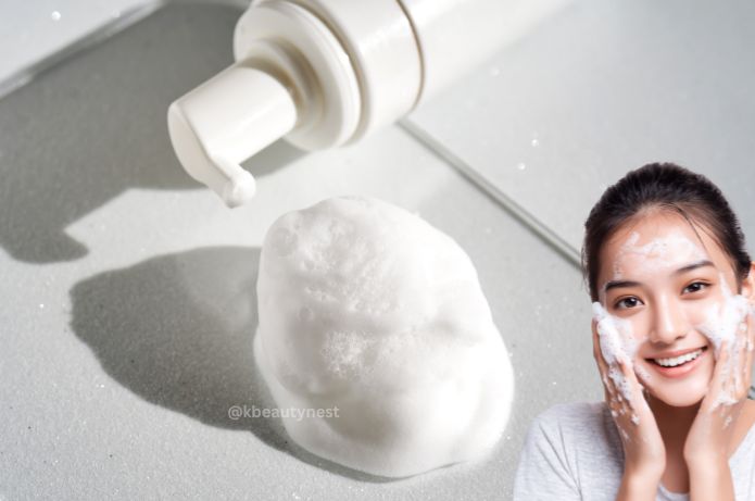 good korean skincare products for a double cleanse, a key step to fight the air pollution effects on skin in Delhi.